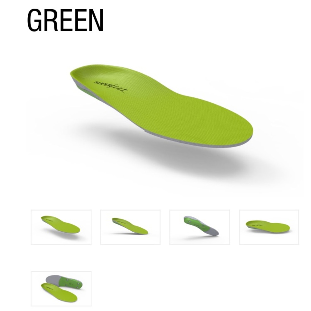 Superfeet Comfort Insoles + Dr Scholls insoles